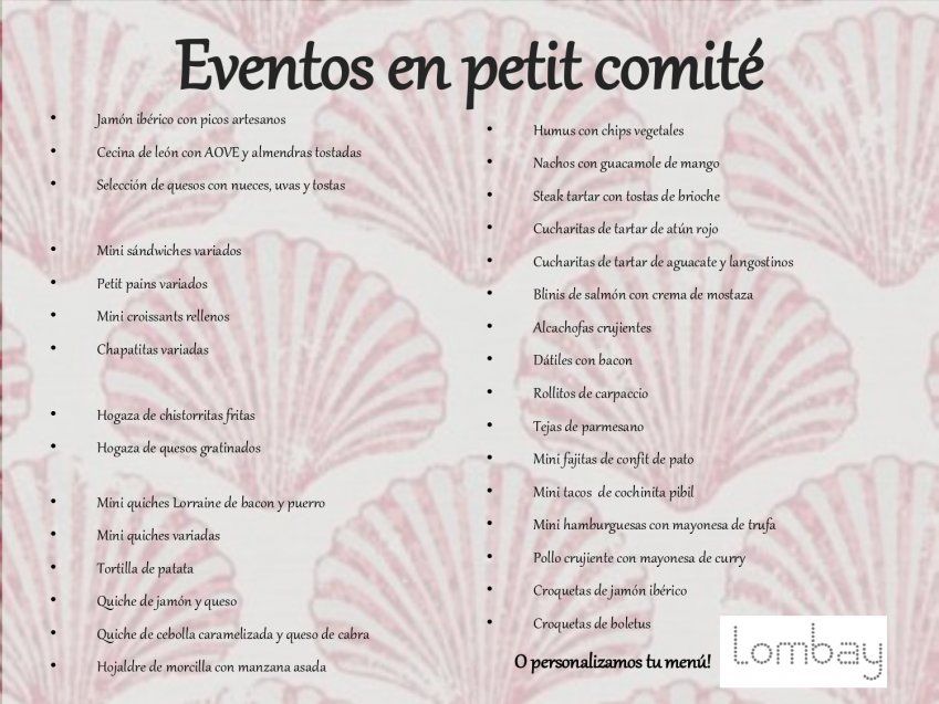 Eventos petit comité